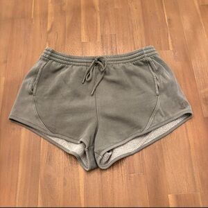 PINK Victoria's Secret Olive Green Sweat Shorts